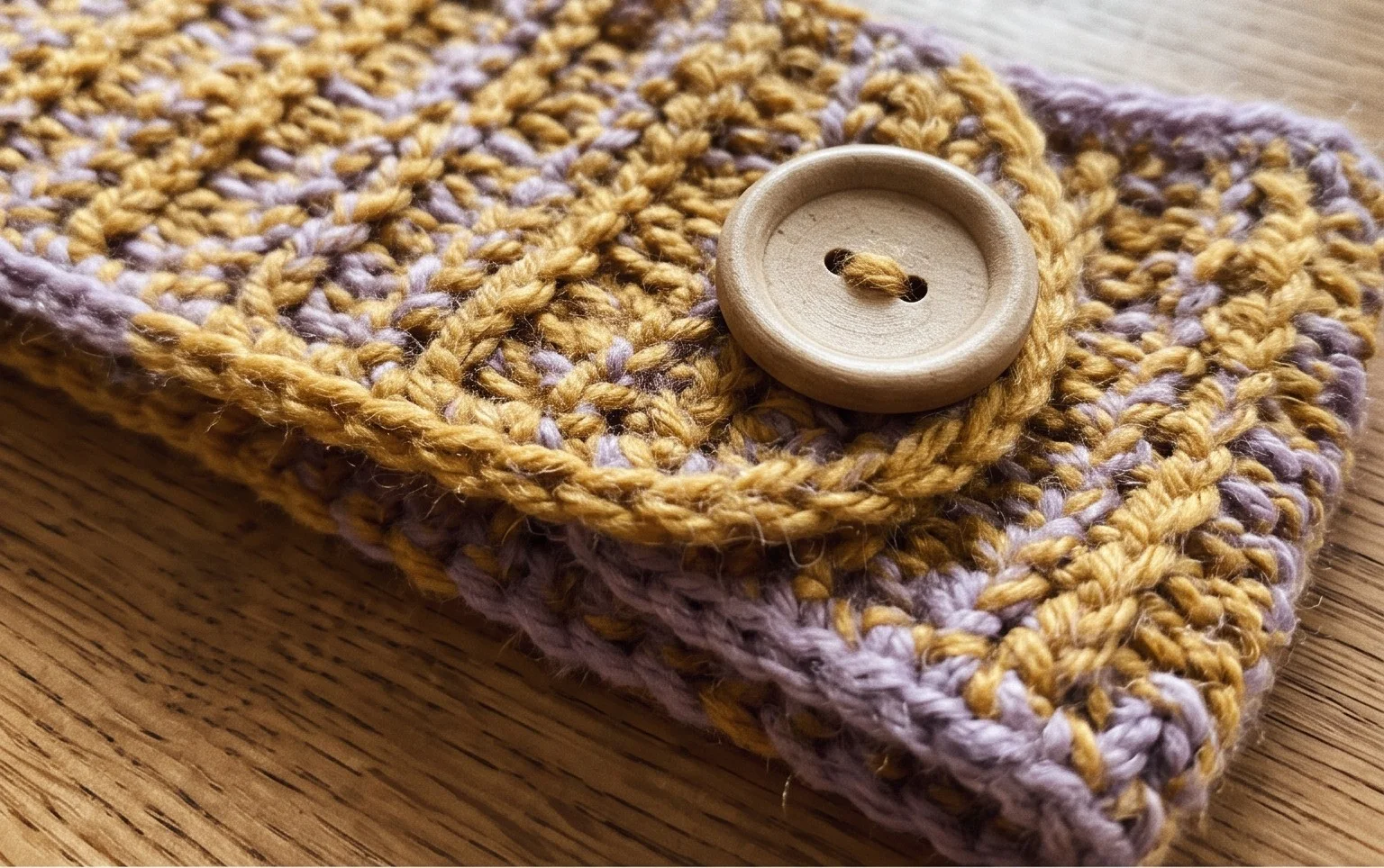 Simple Crochet Headband To Make As Gift