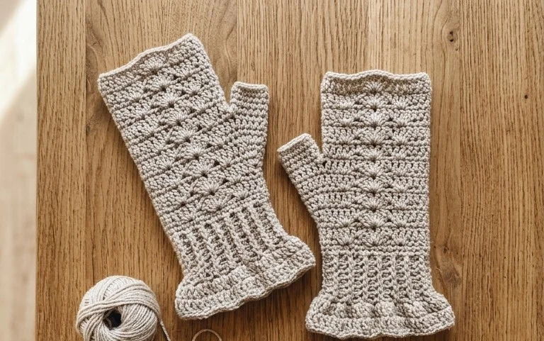 Fingerlose Handschuhe häkeln: 29 viktorianische Anleitungen