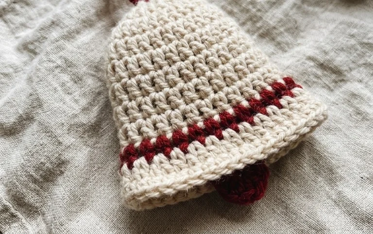 Crochet Christmas Bell Ornament Pattern