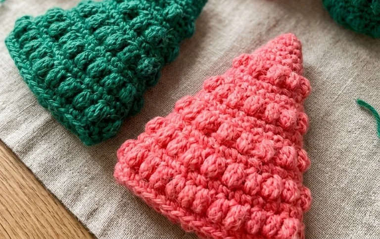 Easy and Fast! Crochet Christmas Tree Ornaments