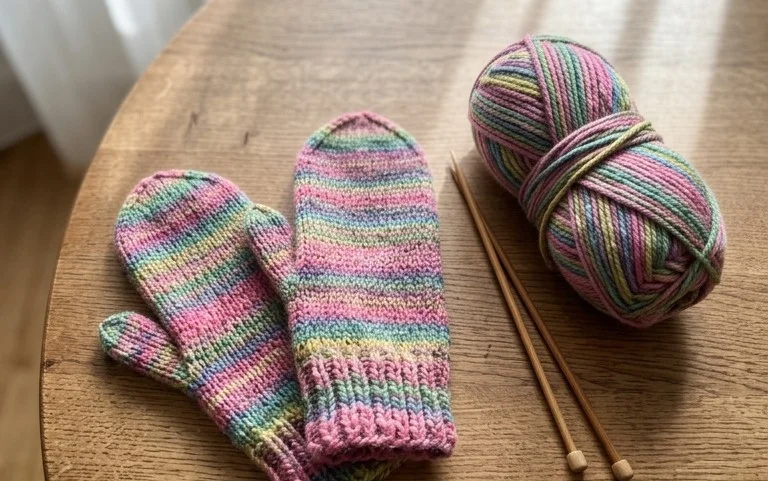 Strickanleitung Fäustlinge: einfache Häkelanleitung