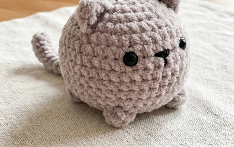 No-Sew Crochet Cat Pattern